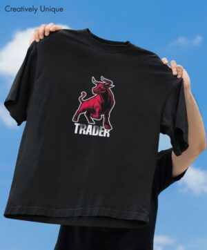 Trader T-shirt - 240 GSM Pure 100% Cotton Oversized Fit